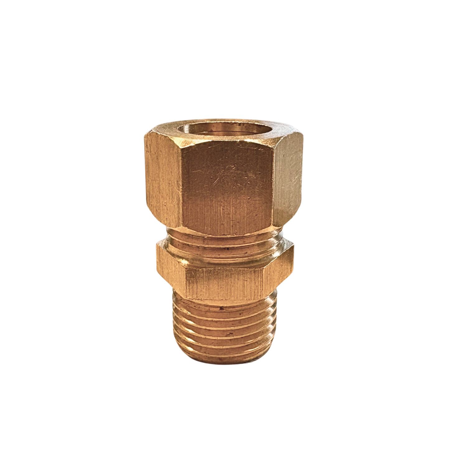 Adaptador Bronce P/ Hidrobronz 9mm Rosca Macho 1/2